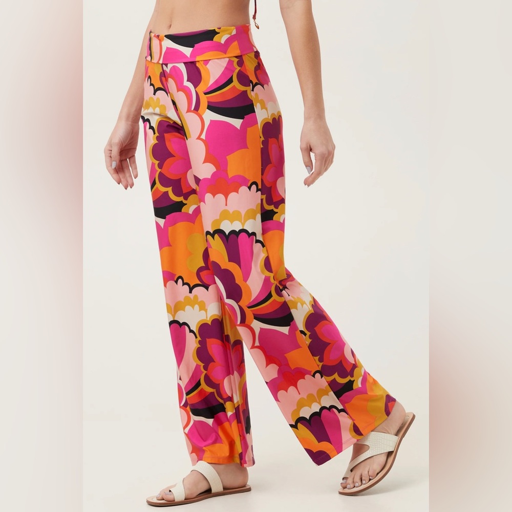 Trina Turk Fan Faire Swim Cover-Up Pant